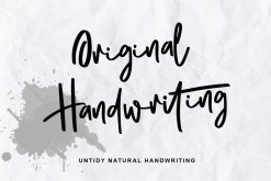 Original Handwriting