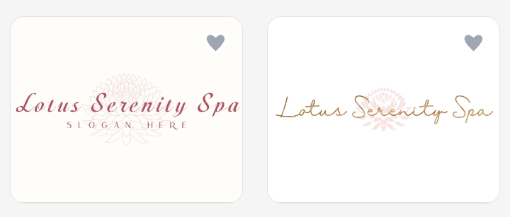 22. Craft a nature-inspired spa logotype using a lotus flower icon, pastel colors, and calm, rounded typography.