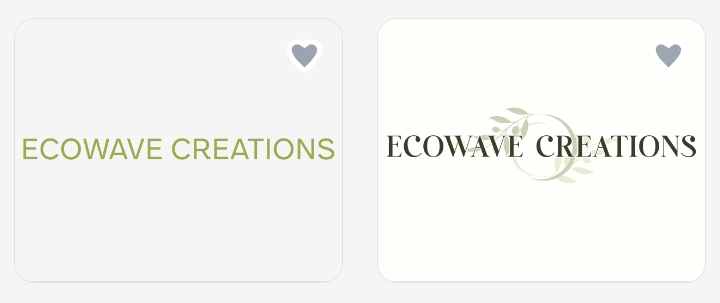 23. Produce an eco-friendly product logotype with soft gradients, and organic shapes.
