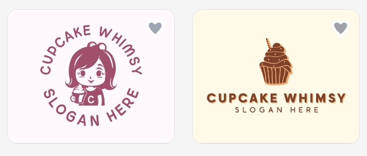 27. Create a hand-drawn bakery logo featuring a smiling cupcake, soft pastel palette, and quirky font.