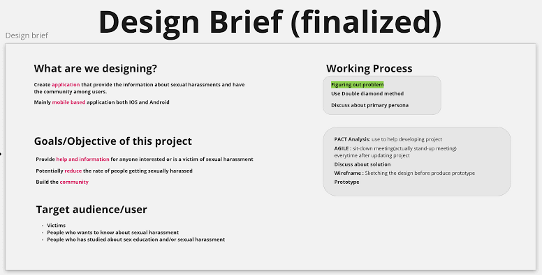 Client's Design Brief