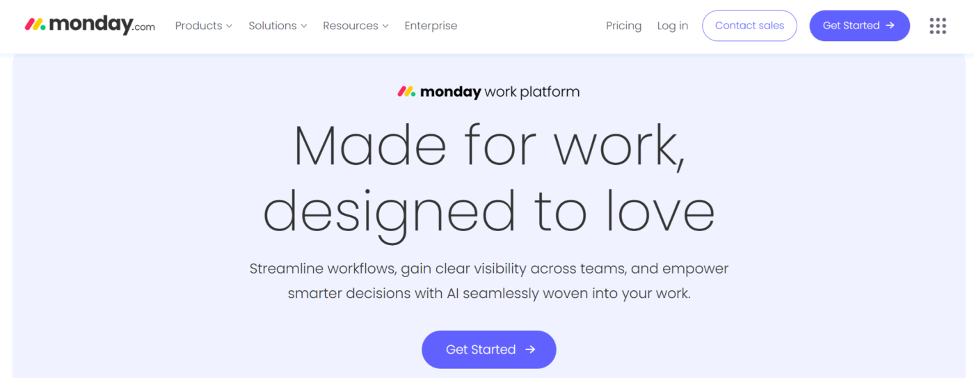 Monday.com website