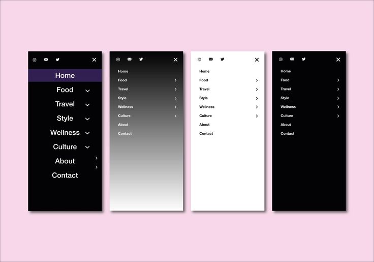 Navigation designs | Source: Pinterest – Melba Fernandes