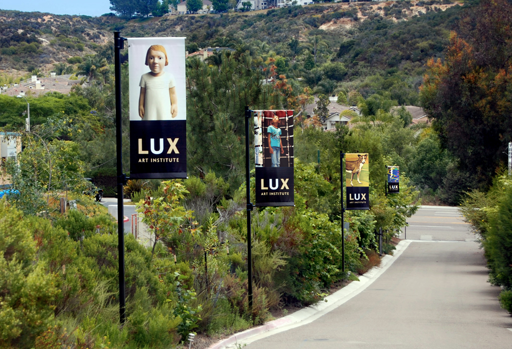 Street banners (Source: Graphis.com - Lux Art Institute)