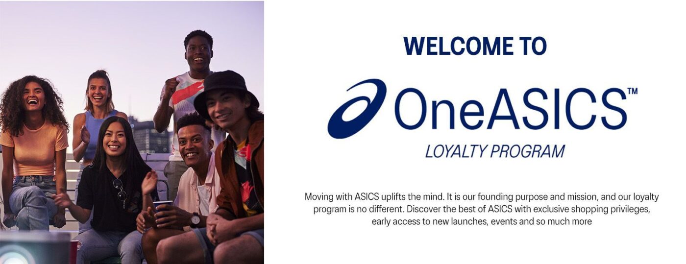 ASICS OneASICS loyalty program welcoming members (Source: Asics.com)