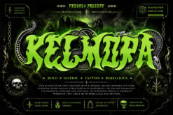 Kelmora - Medieval Tattoo Blackletter Font