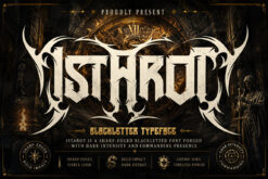 Istarot – Gothic Blackletter Tattoo Font