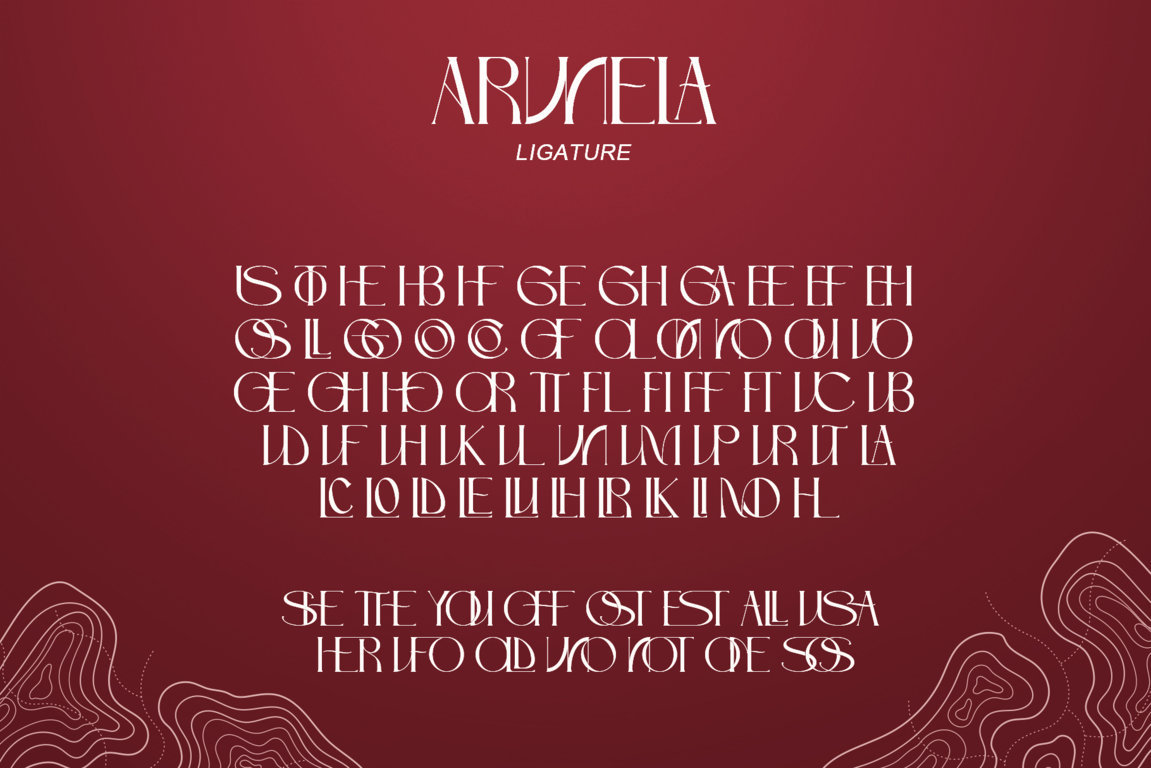 Arunela – Elegant Luxury Serif Font - Image 12