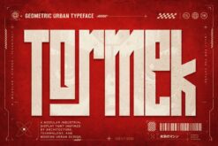 Tormek Geometric Urban Font – Industrial Display Typeface