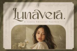 Lunavera Luxury Serif Font – Elegant Editorial Typeface